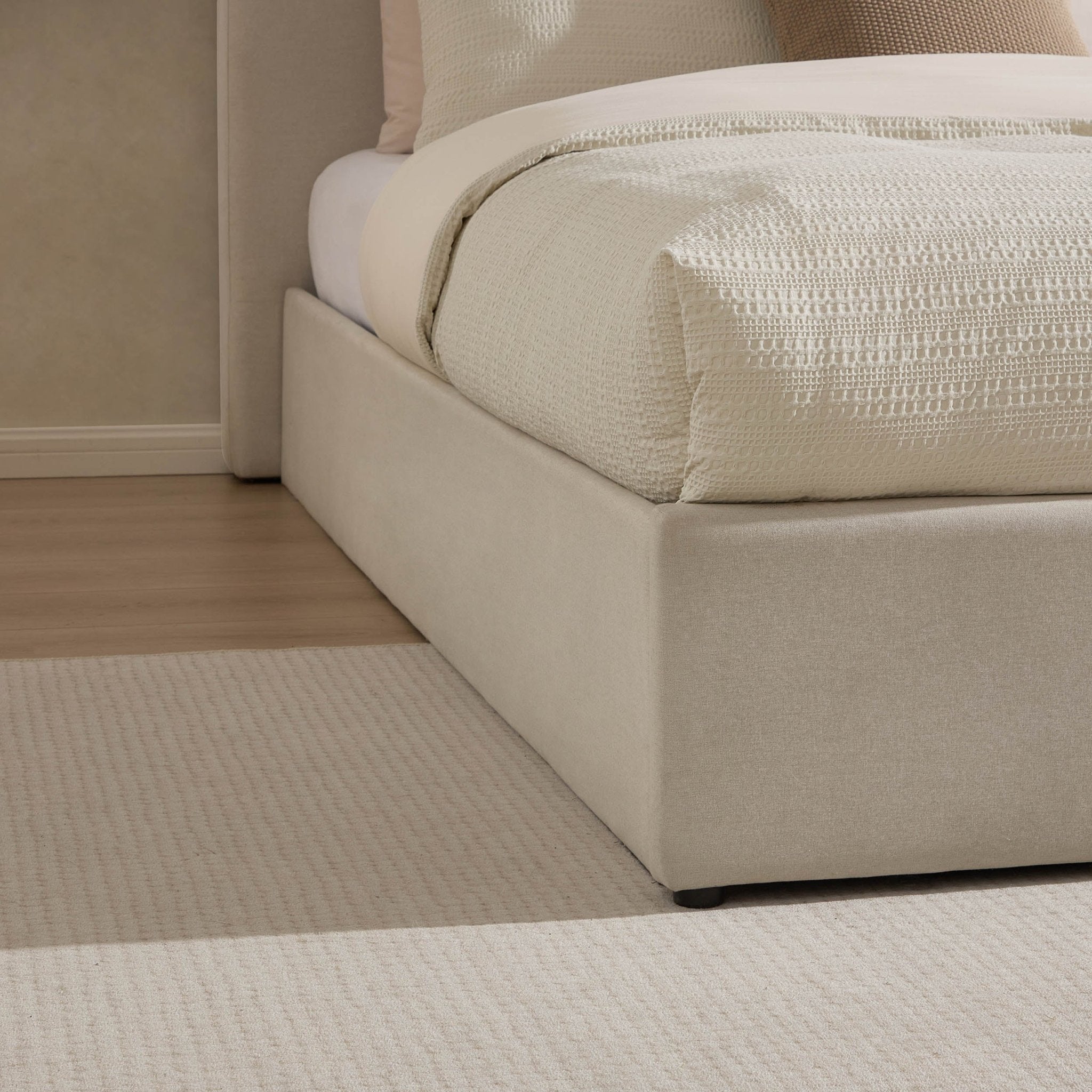 Dusklia - Ascot Ottoman Storage Bed - Natural