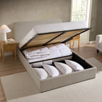 Dusklia - Ascot Ottoman Storage Bed - Natural