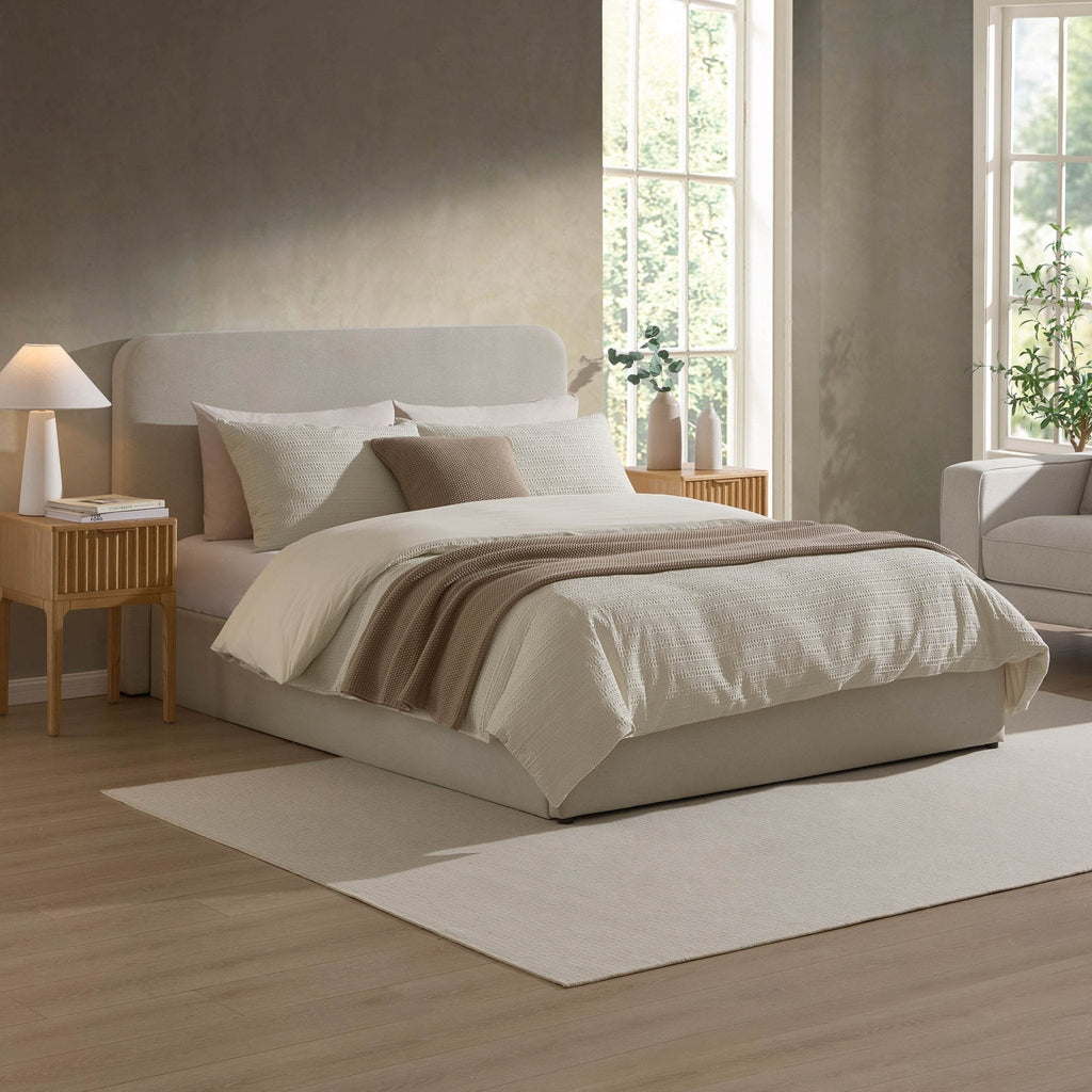 Dusklia - Ascot Ottoman Storage Bed - Natural