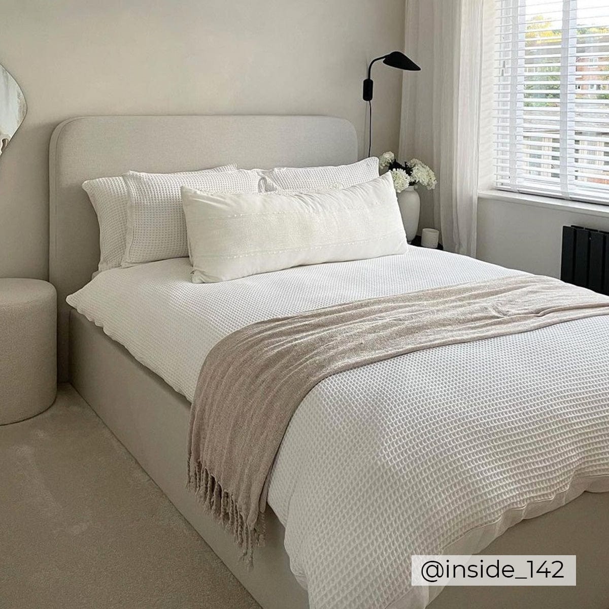 Dusklia - Ascot Ottoman Storage Bed - Natural