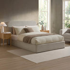 Dusklia - Ascot Ottoman Storage Bed - Natural