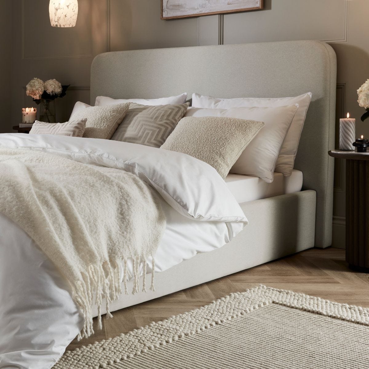 Dusklia - Ascot Ottoman Storage Bed - Natural