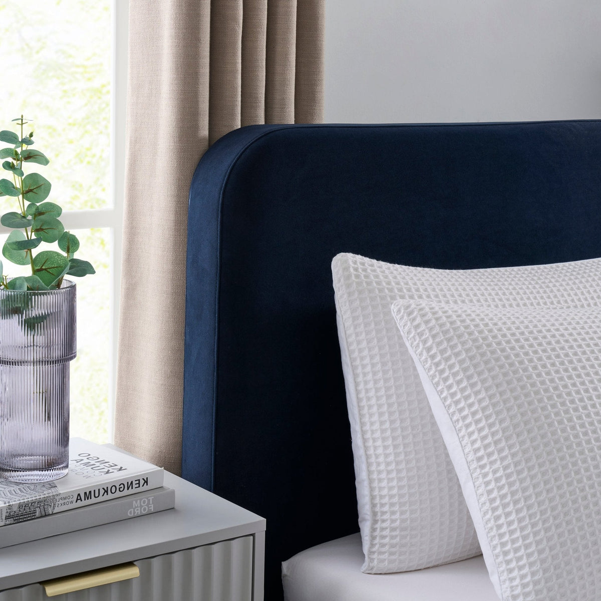 Dusklia - Ascot Ottoman Storage Bed - Navy