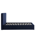 Dusklia - Ascot Ottoman Storage Bed - Navy