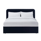Dusklia - Ascot Ottoman Storage Bed - Navy