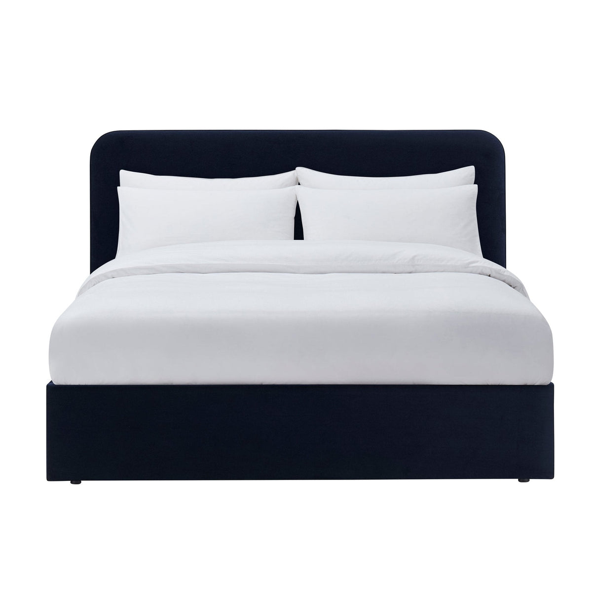 Dusklia - Ascot Ottoman Storage Bed - Navy