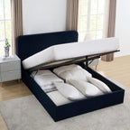 Dusklia - Ascot Ottoman Storage Bed - Navy