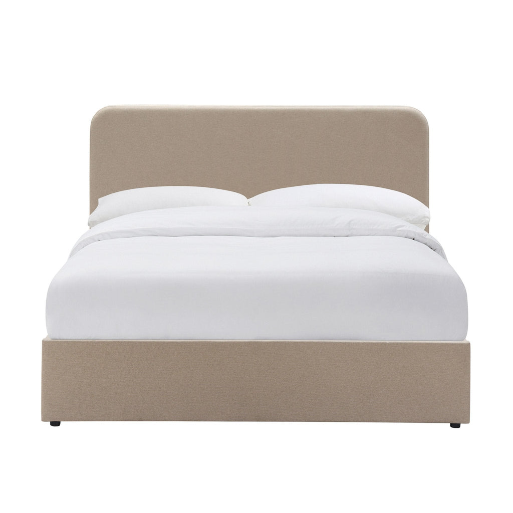 Dusklia - Ascot Ottoman Storage Bed - Oatmeal