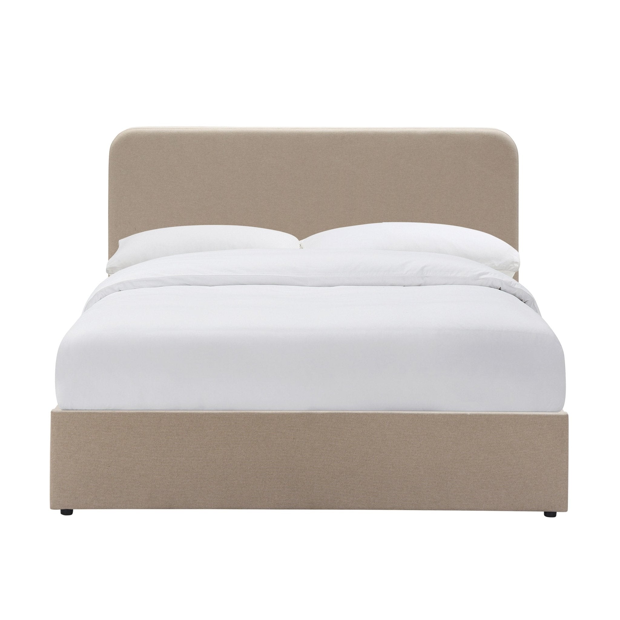 Dusklia - Ascot Ottoman Storage Bed - Oatmeal
