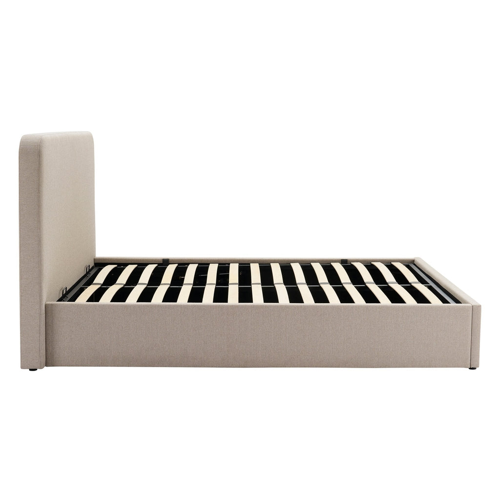Dusklia - Ascot Ottoman Storage Bed - Stone Grey