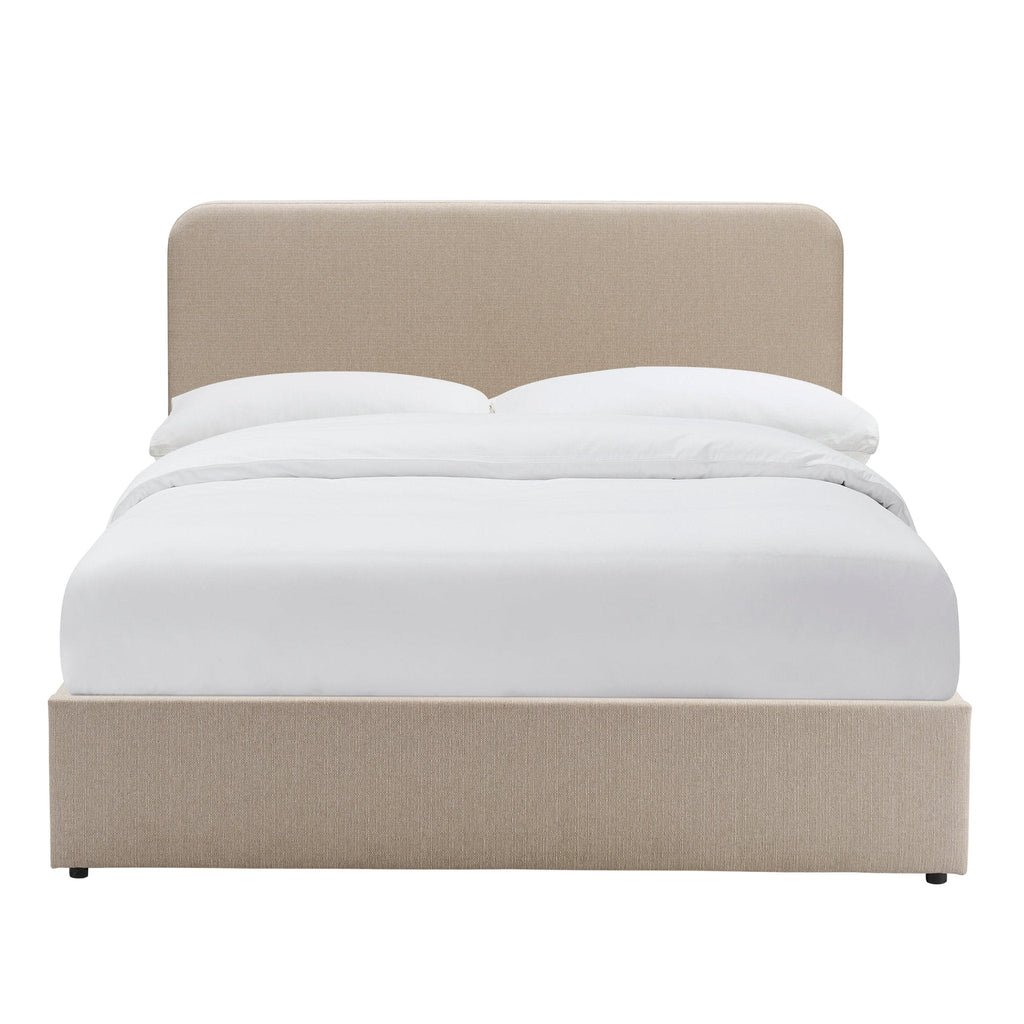 Dusklia - Ascot Ottoman Storage Bed - Stone Grey