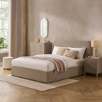 Dusklia - Ascot Ottoman Storage Bed - Stone Grey