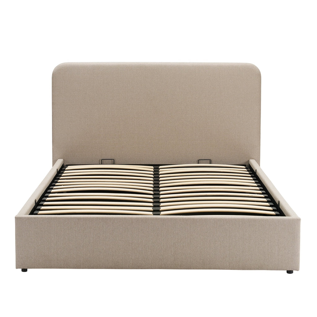 Dusklia - Ascot Ottoman Storage Bed - Stone Grey