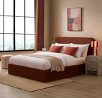 Dusklia - Ascot Ottoman Storage Bed - Terracotta