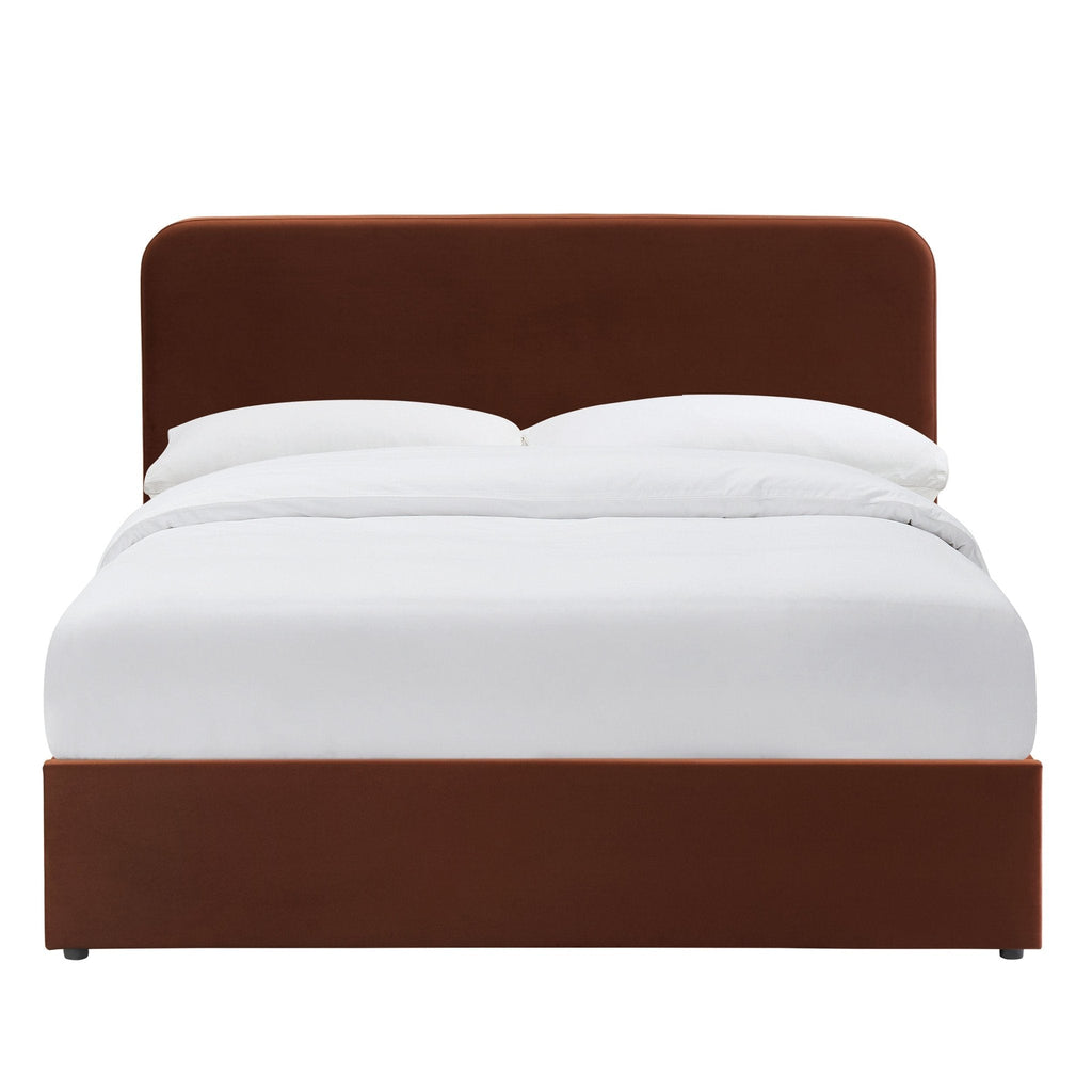 Dusklia - Ascot Ottoman Storage Bed - Terracotta