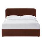 Dusklia - Ascot Ottoman Storage Bed - Terracotta