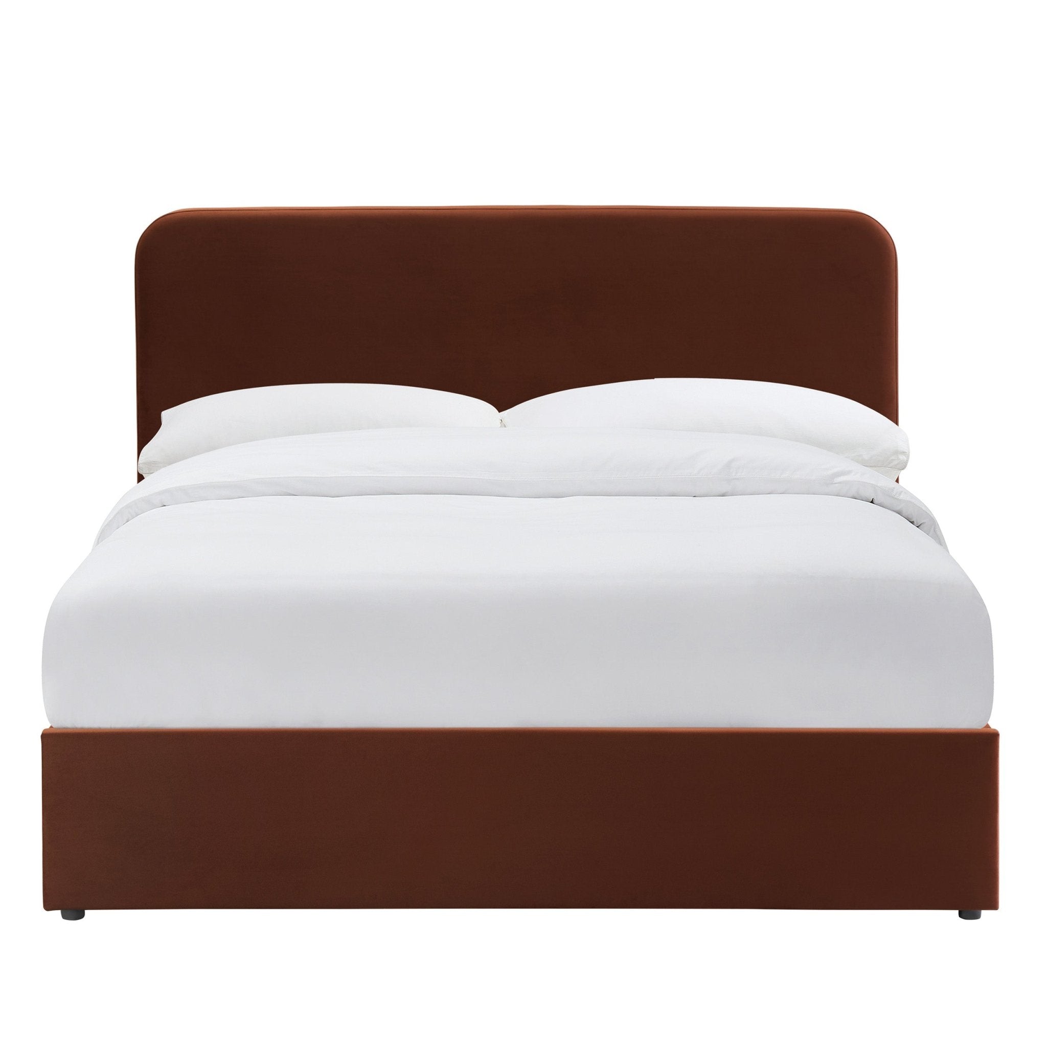 Dusklia - Ascot Ottoman Storage Bed - Terracotta