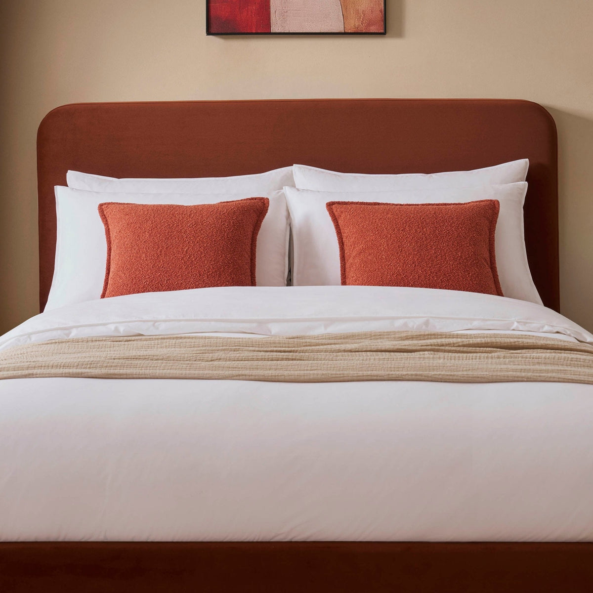 Dusklia - Ascot Ottoman Storage Bed - Terracotta