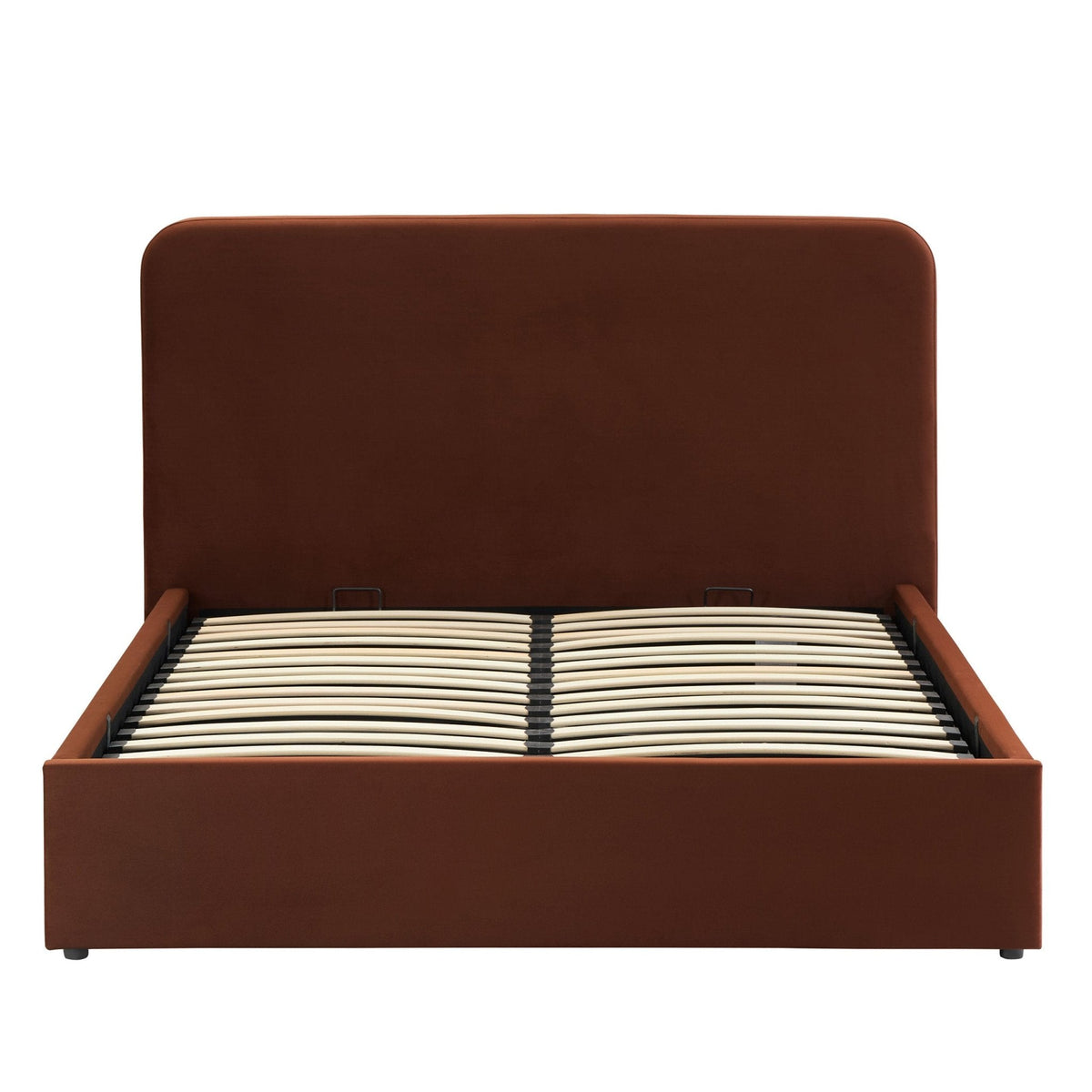 Dusklia - Ascot Ottoman Storage Bed - Terracotta
