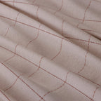 Dusklia - Aspen Check Throw 1.5 x 2m - Natural/Burnt Orange