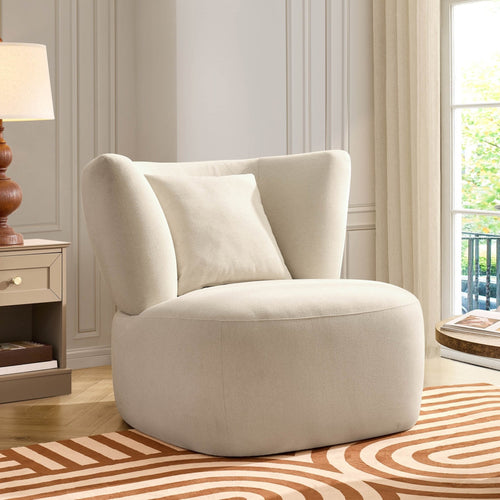 Dusklia - Athens Armchair - Cream Linen