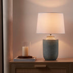 Dusklia - Atlas Ceramic Table Lamp - Blue