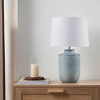 Dusklia - Atlas Ceramic Table Lamp - Blue