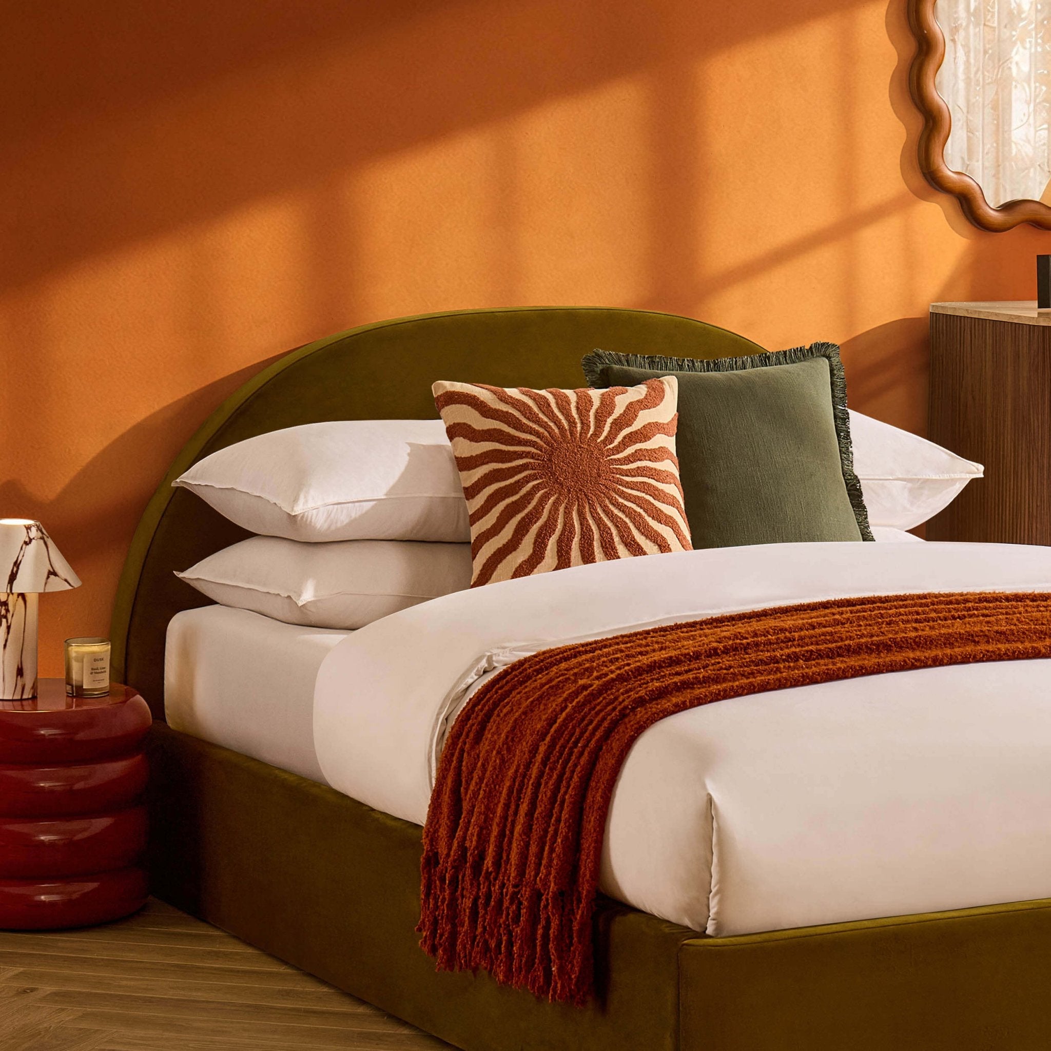 Lit de rangement ottoman Austin - Vert riche