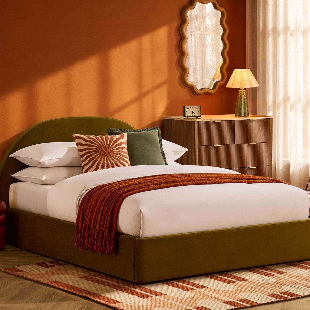 Lit de rangement ottoman Austin - Vert riche