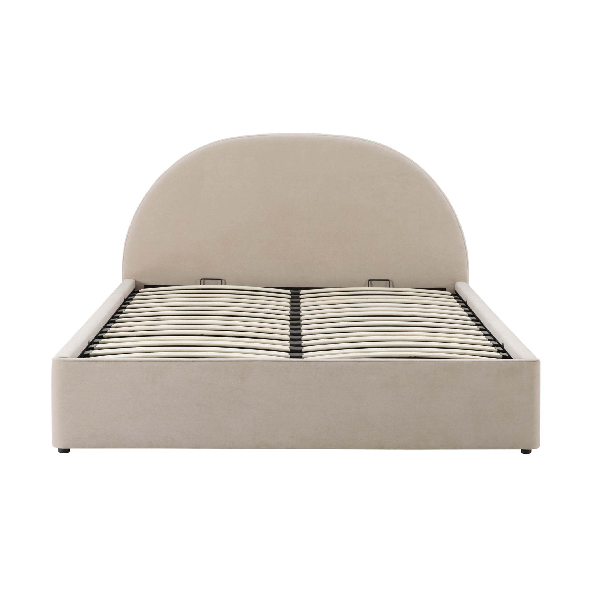 Lit de rangement ottoman Austin - Gris perle