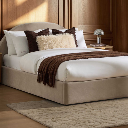 Lit de rangement ottoman Austin - Gris perle