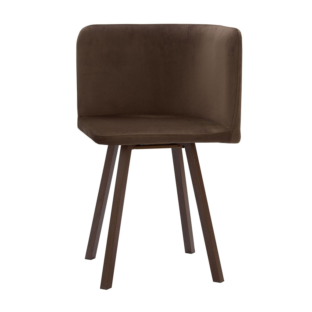 Dusklia - Ava Space Saver 4 Seater Dining Table and Chairs - Cappuccino