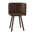 Dusklia - Ava Space Saver 4 Seater Dining Table and Chairs - Cappuccino