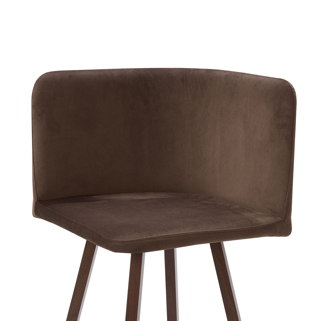 Dusklia - Ava Space Saver 4 Seater Dining Table and Chairs - Cappuccino