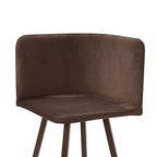 Dusklia - Ava Space Saver 4 Seater Dining Table and Chairs - Cappuccino