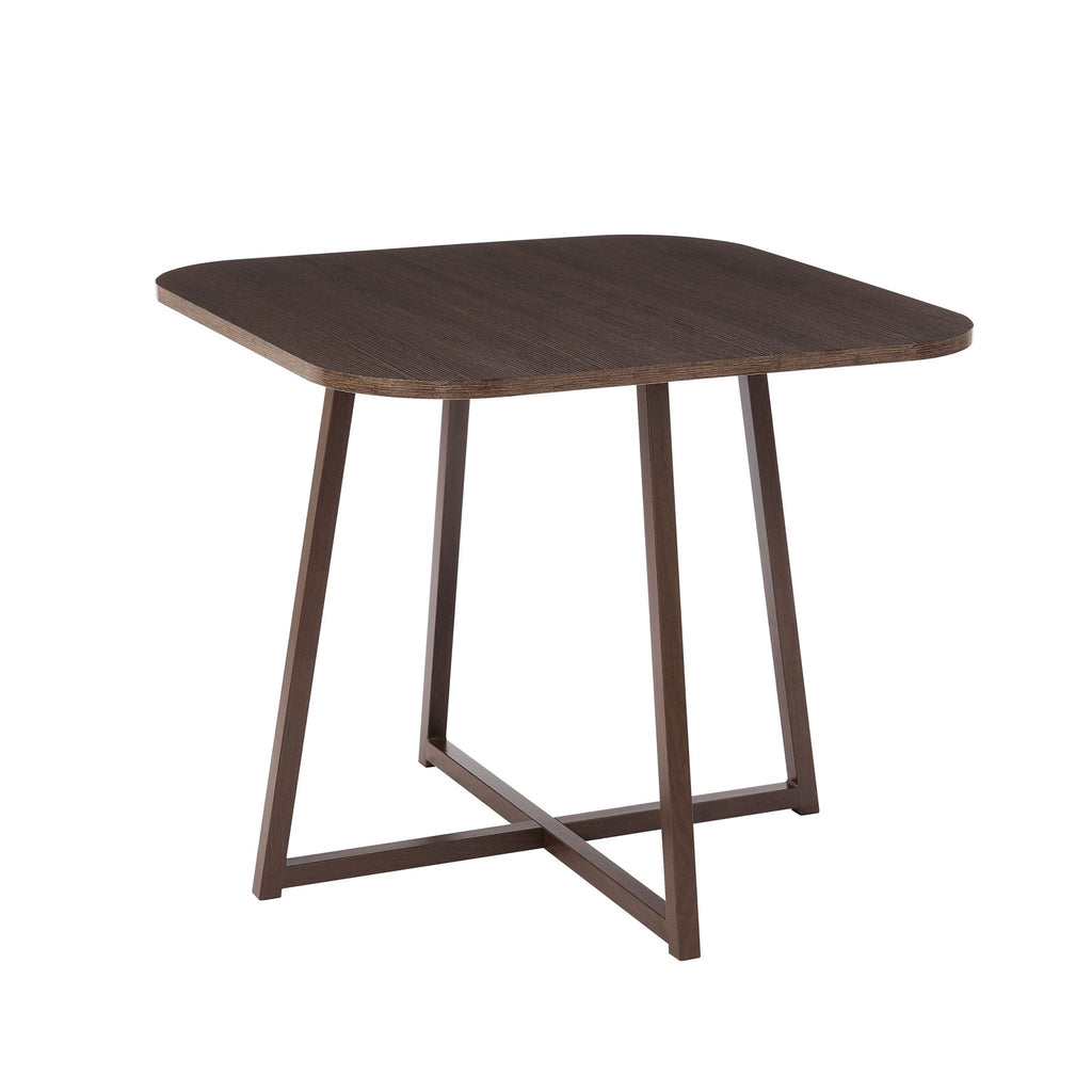 Dusklia - Ava Space Saver 4 Seater Dining Table and Chairs - Cappuccino