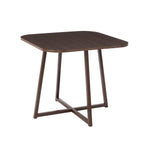 Dusklia - Ava Space Saver 4 Seater Dining Table and Chairs - Cappuccino