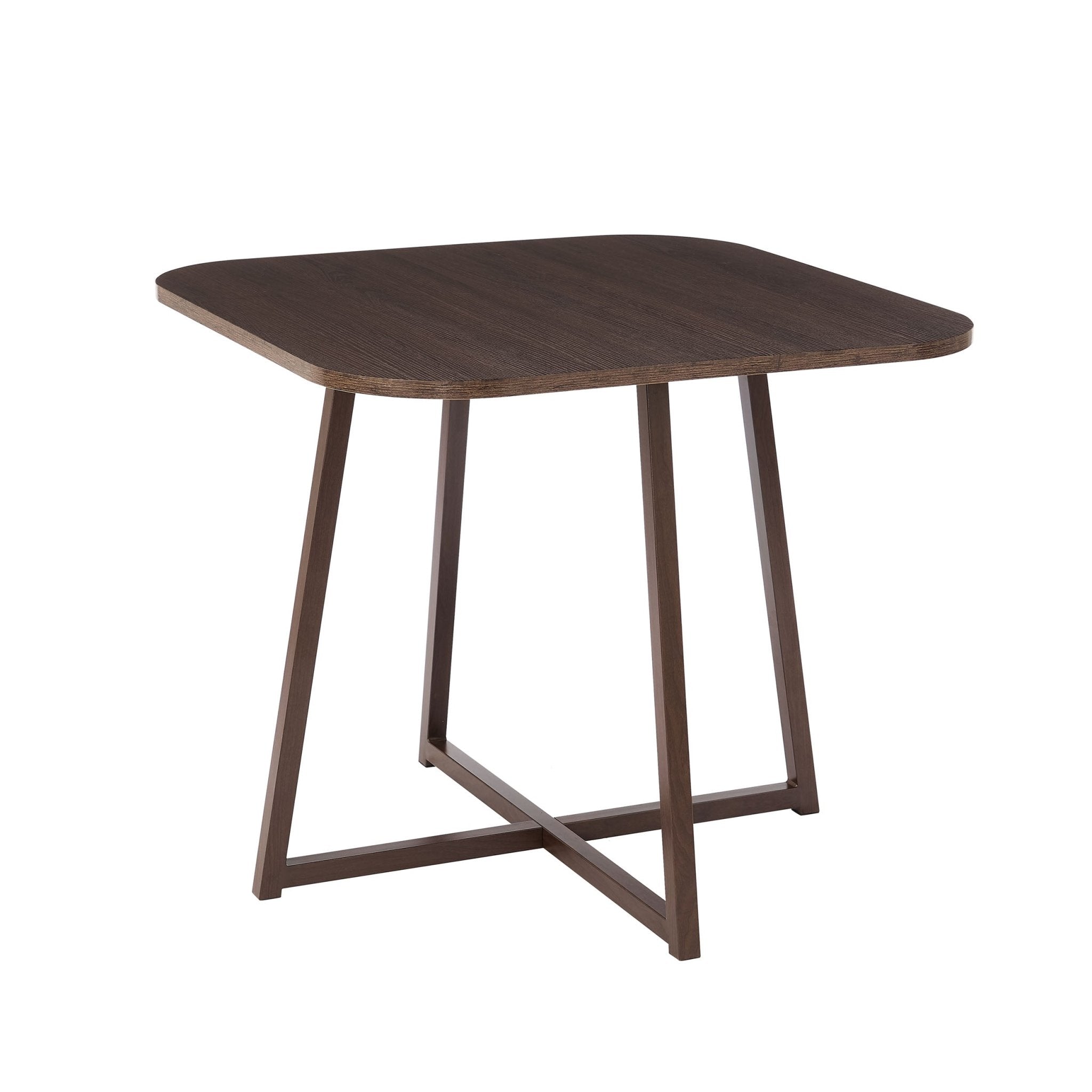 Dusklia - Ava Space Saver 4 Seater Dining Table and Chairs - Cappuccino