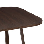 Dusklia - Ava Space Saver 4 Seater Dining Table and Chairs - Cappuccino