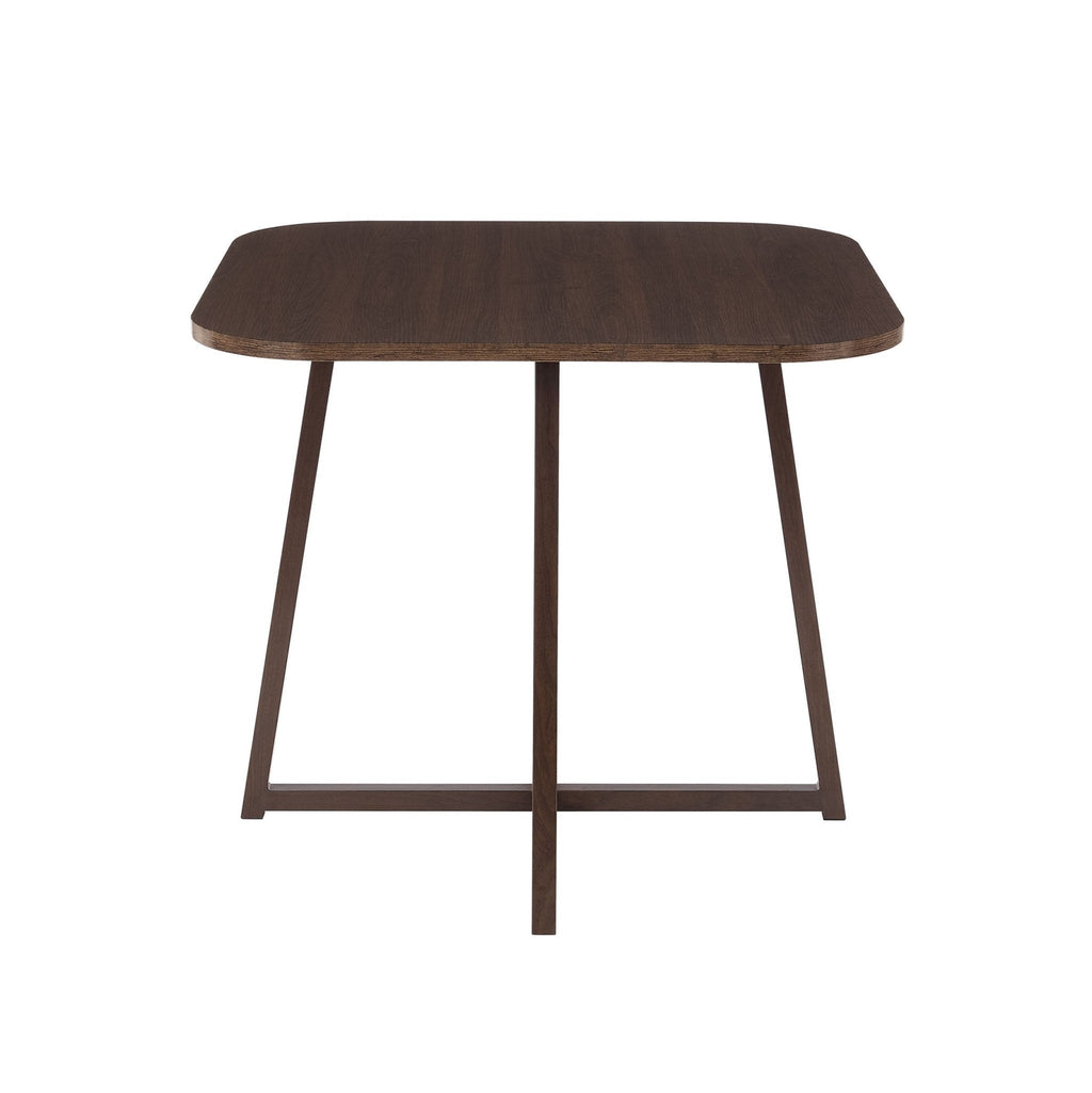 Dusklia - Ava Space Saver 4 Seater Dining Table and Chairs - Cappuccino
