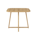 Dusklia - Ava Space Saver 4 Seater Dining Table and Chairs - Mushroom