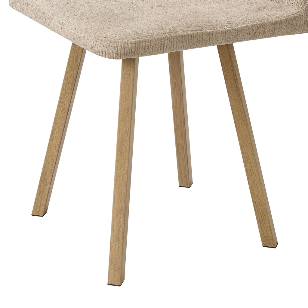 Dusklia - Ava Space Saver 4 Seater Dining Table and Chairs - Mushroom