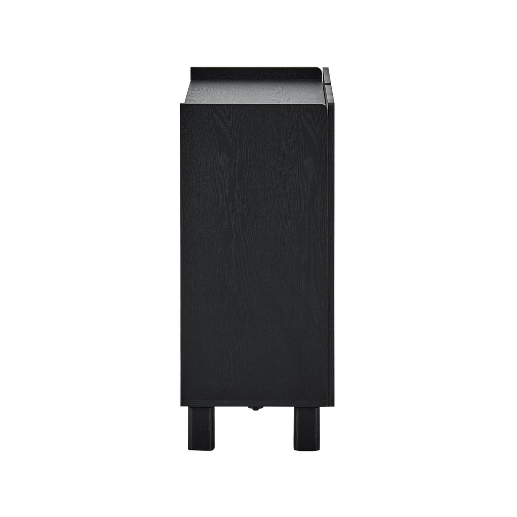 Buffet 2 portes Avalon - Effet bois noir
