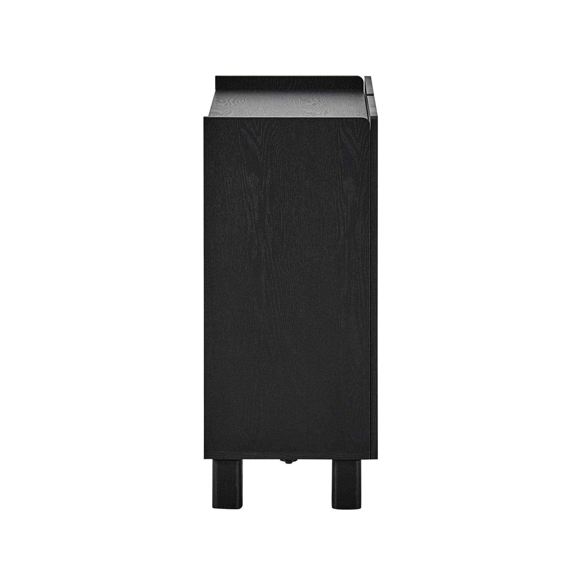 Buffet 2 portes Avalon - Effet bois noir