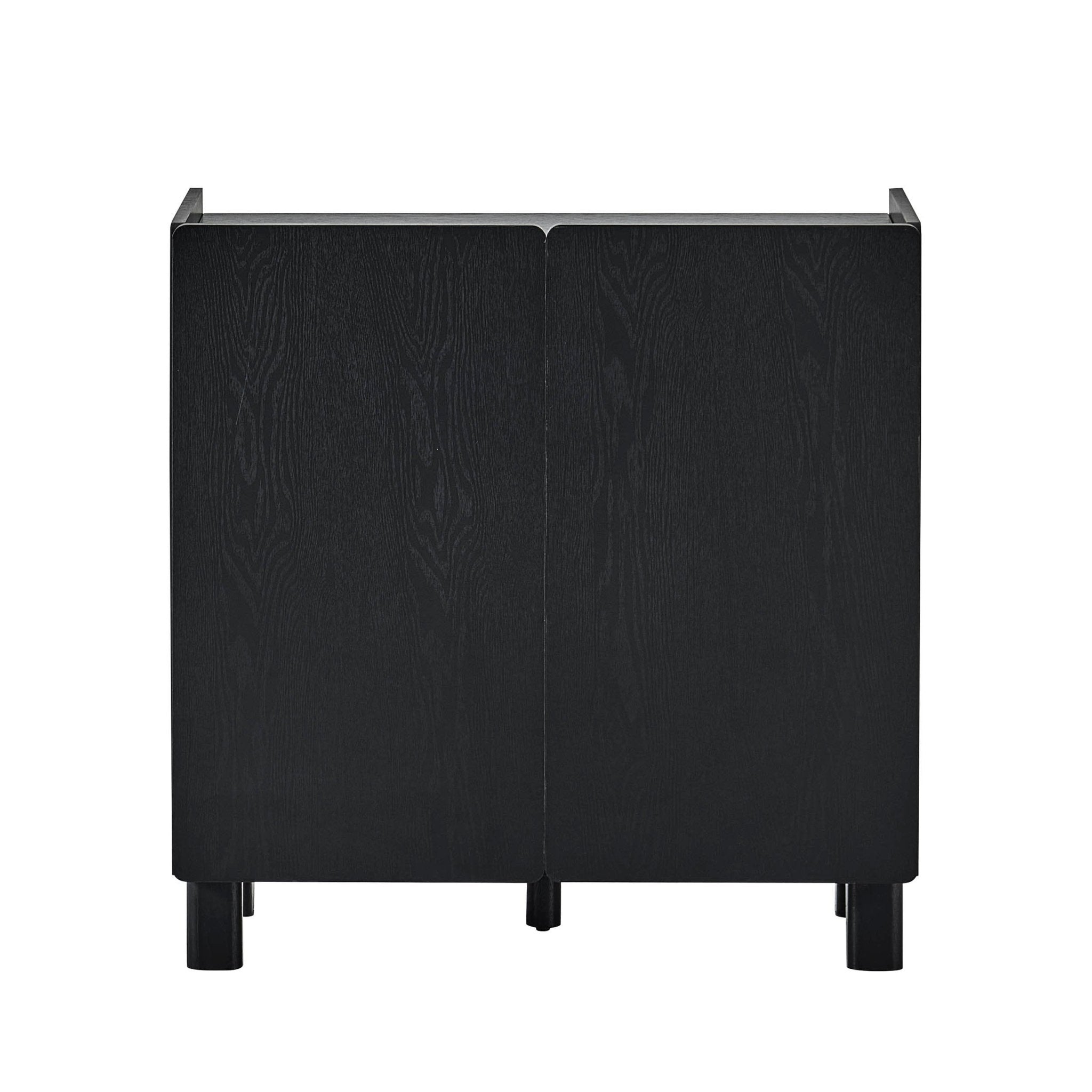 Buffet 2 portes Avalon - Effet bois noir