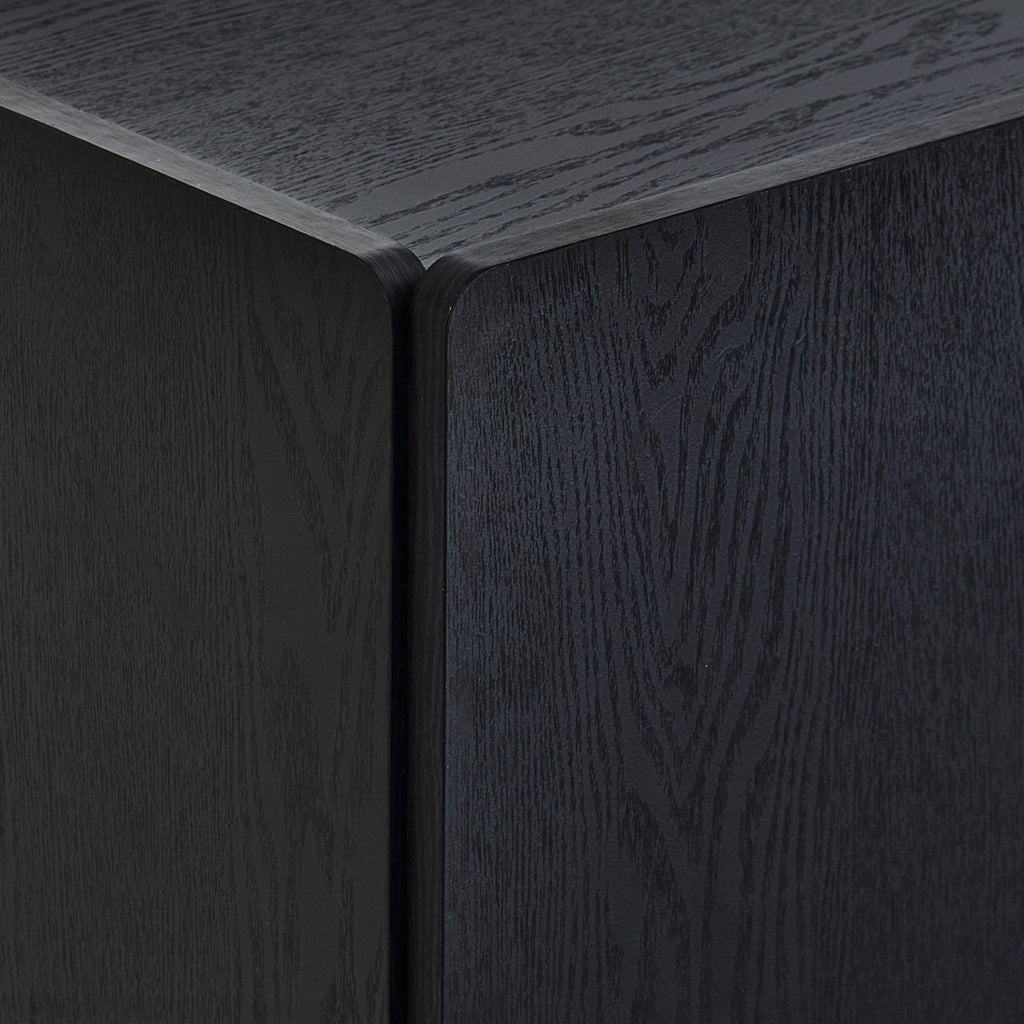 Buffet 2 portes Avalon - Effet bois noir