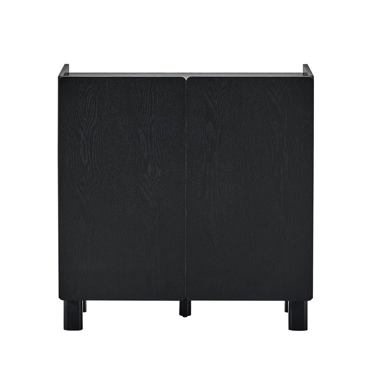 Dusklia - Avalon 2 Door Sideboard - Black Wood Effect
