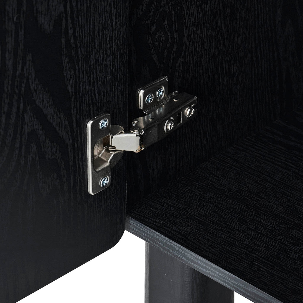 Buffet 2 portes Avalon - Effet bois noir