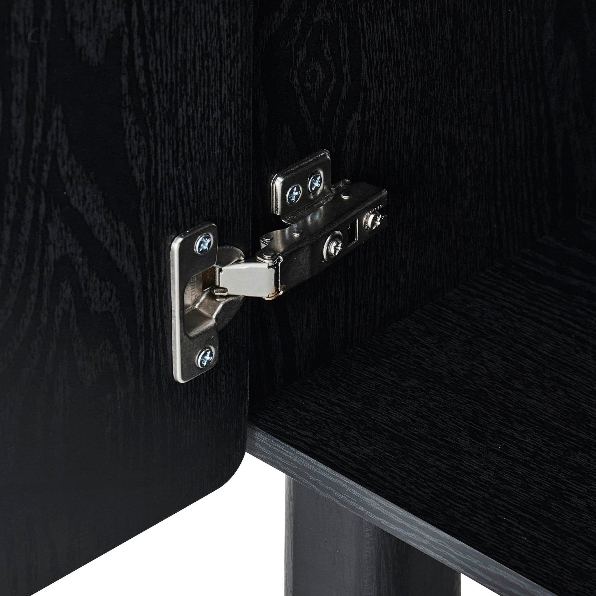 Buffet 2 portes Avalon - Effet bois noir