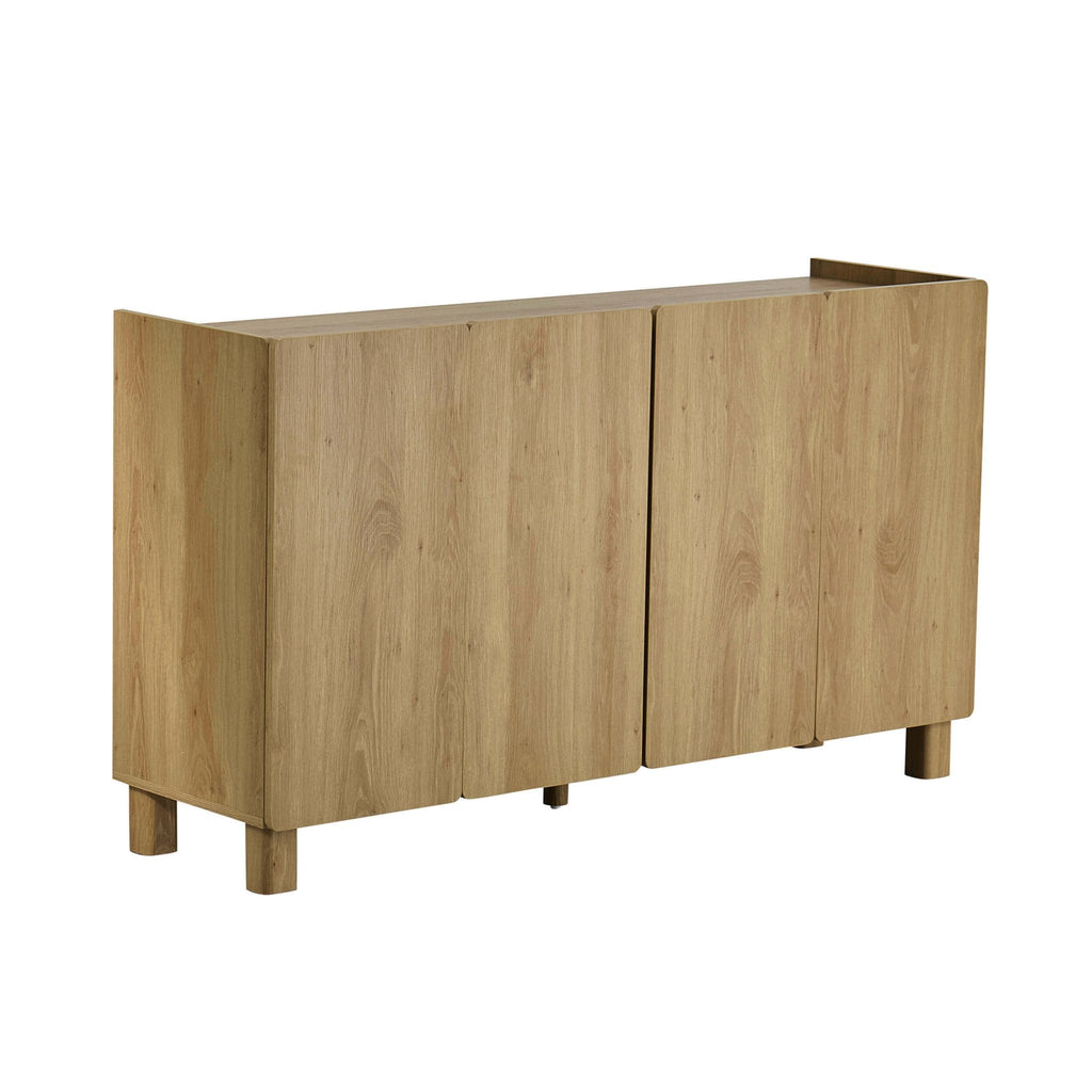 Dusklia - Avalon 4 Door Sideboard - Light Oak Effect